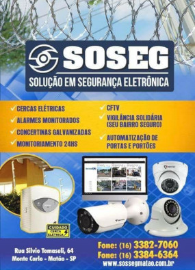 SOSEG - Soluções em Segurança Eletrônica Matão SP