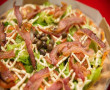 Pizza de Alface com Bacon